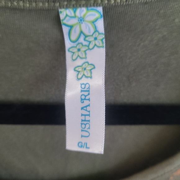 ✨️5 for $25✨️ Large Usharis Olive Green Cozumel Tank - Picture 3 of 4